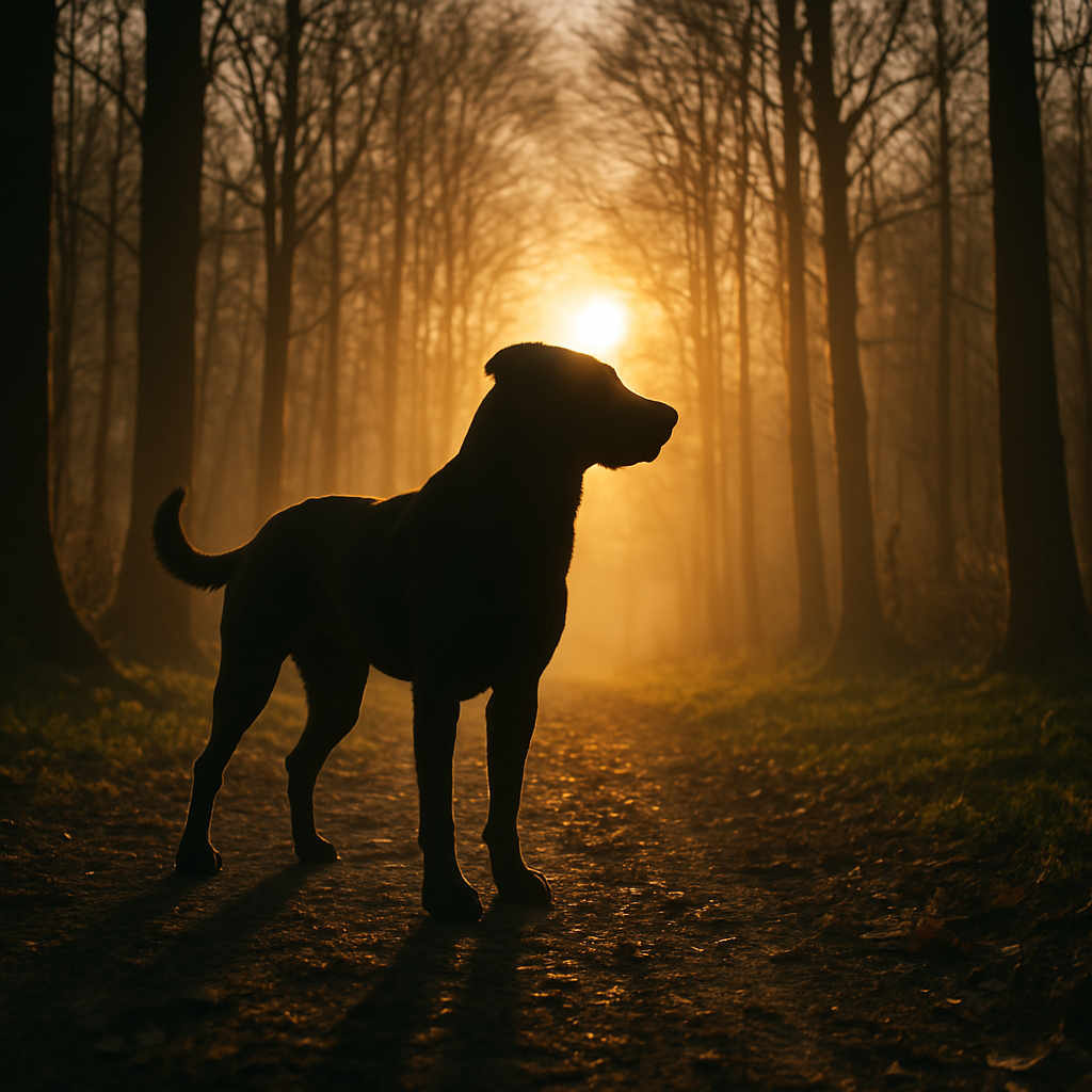 hundeskov-sol-hund-skygge